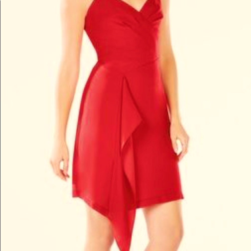 BcbgMaxAzria Red “Cornelia” dress